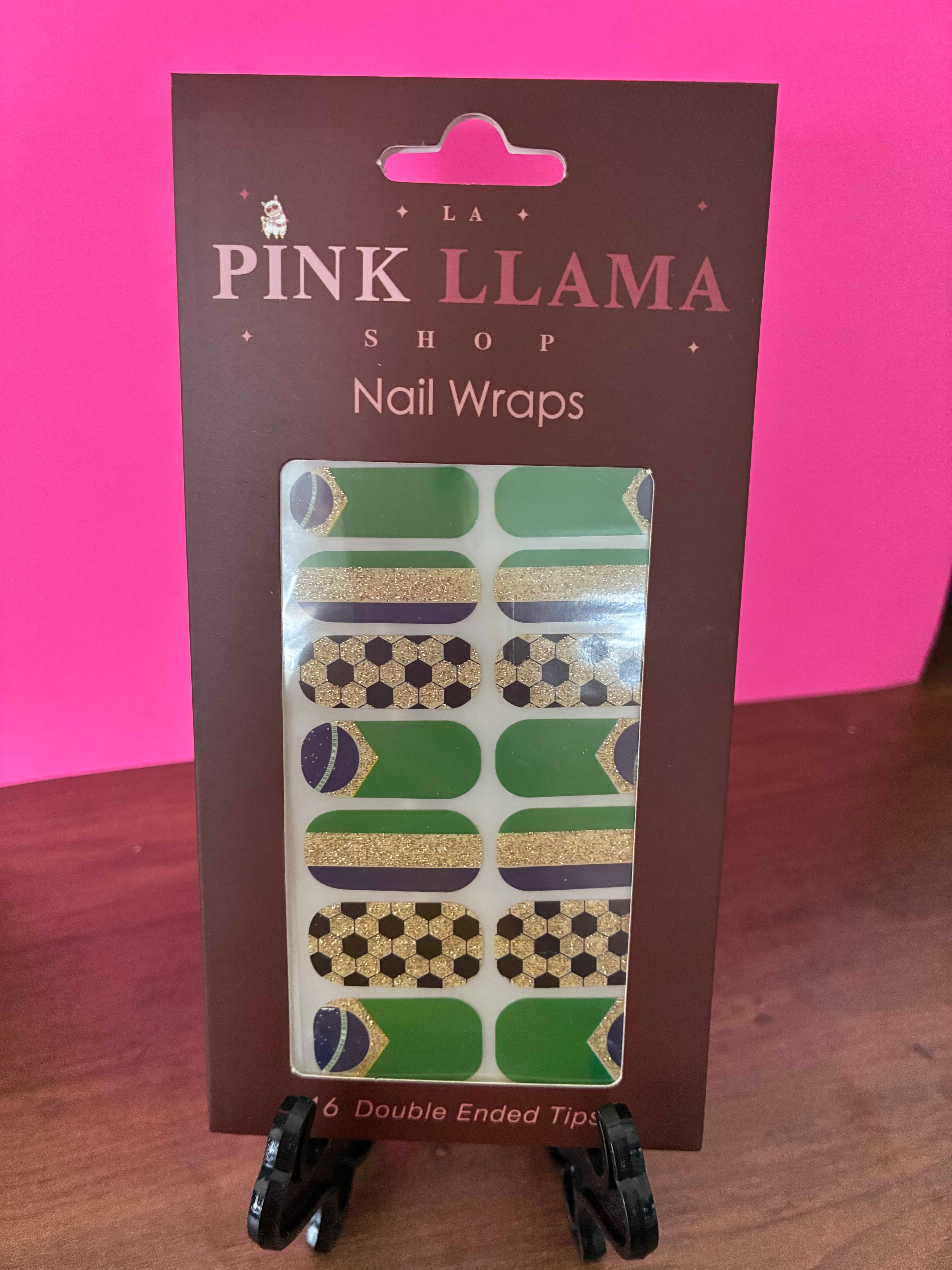112 NO UV WRAP NAILS WORLD CUP COMBO REPRESENT YOUR COUNTRY 7 SHEETS 112 NAILS