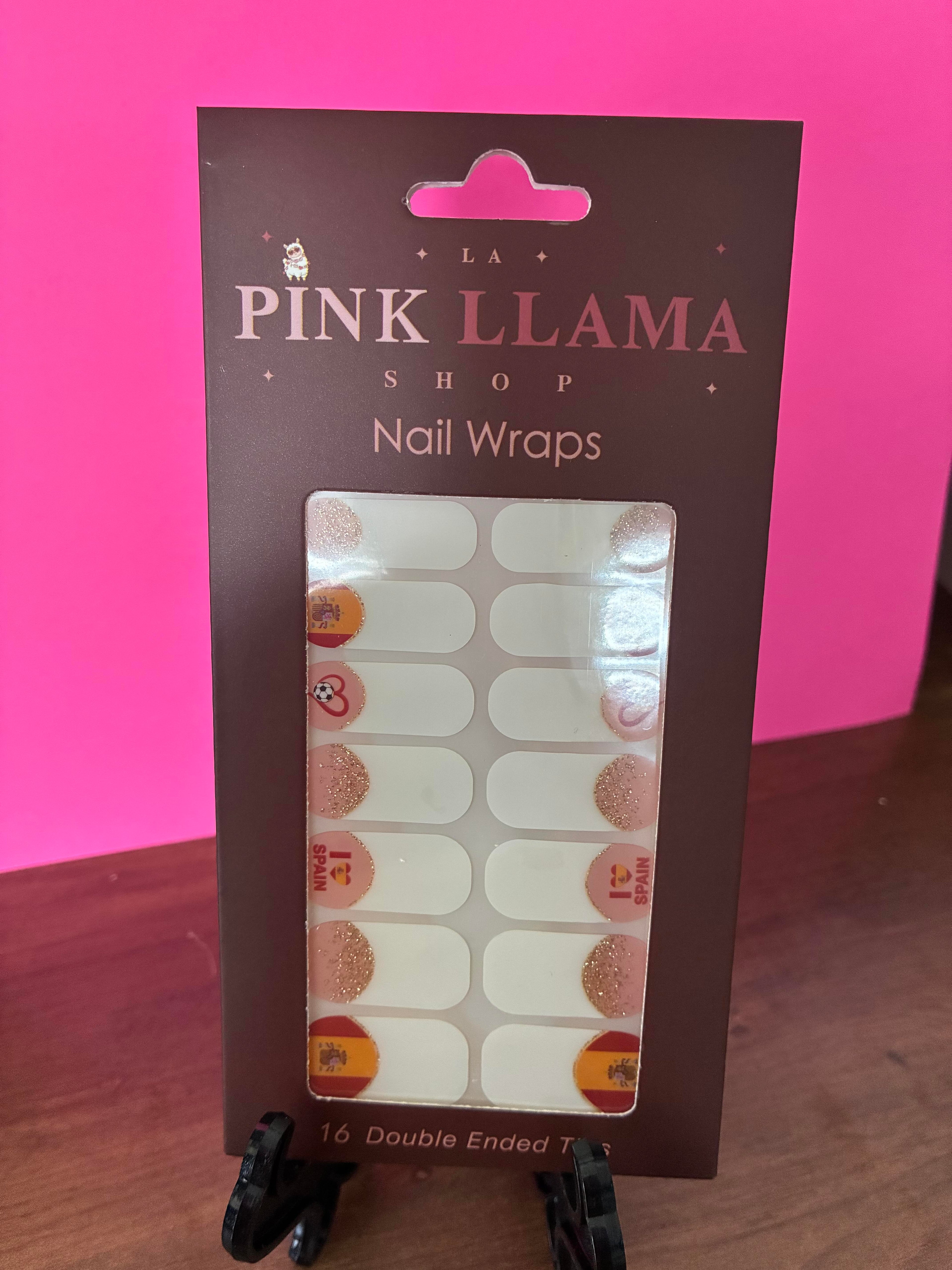 112 NO UV WRAP NAILS WORLD CUP COMBO REPRESENT YOUR COUNTRY 7 SHEETS 112 NAILS