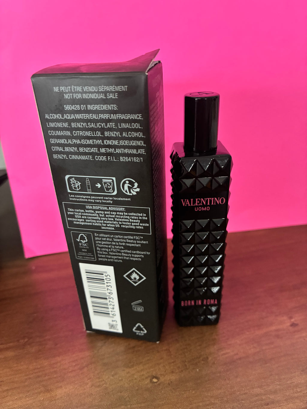 LUXURY FRAGRANCE 15 ML VALENTINO GREEN EXTRAVANGANZA