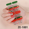 16 Nails Wraps PORTUGAL Flag NO UV need it
