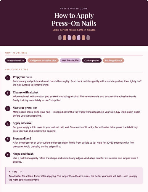 Handmade Press on nails